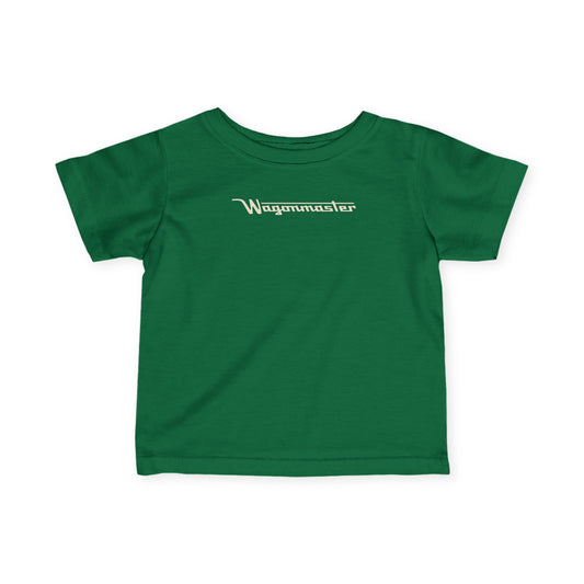 'Wagonmaster' Minimal Logo Baby Shirt - Light Lettering