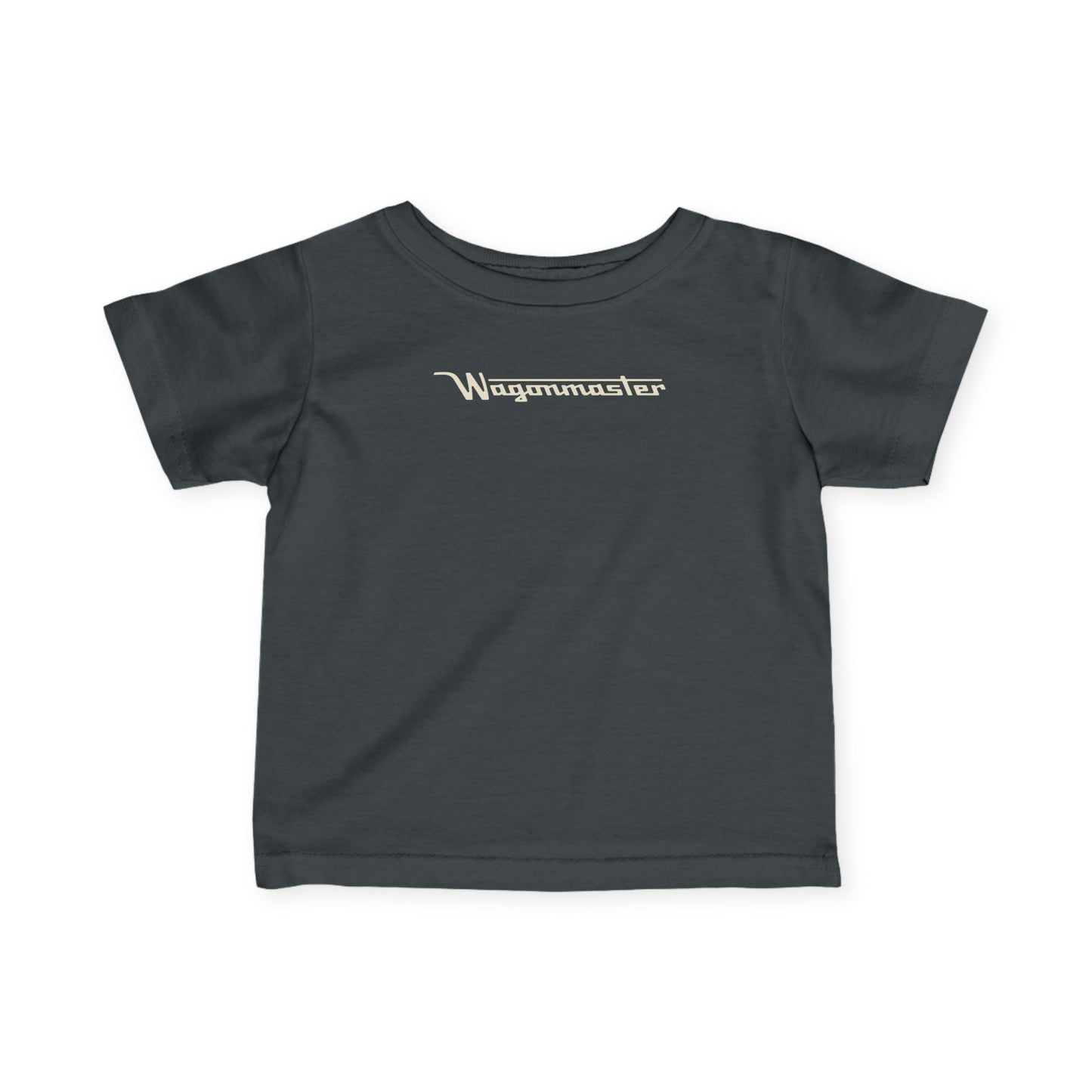 'Wagonmaster' Minimal Logo Baby Shirt - Light Lettering