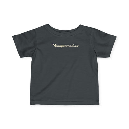 'Wagonmaster' Minimal Logo Baby Shirt - Light Lettering