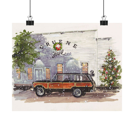 Christmas at Gruene Hall Wagoneer Poster