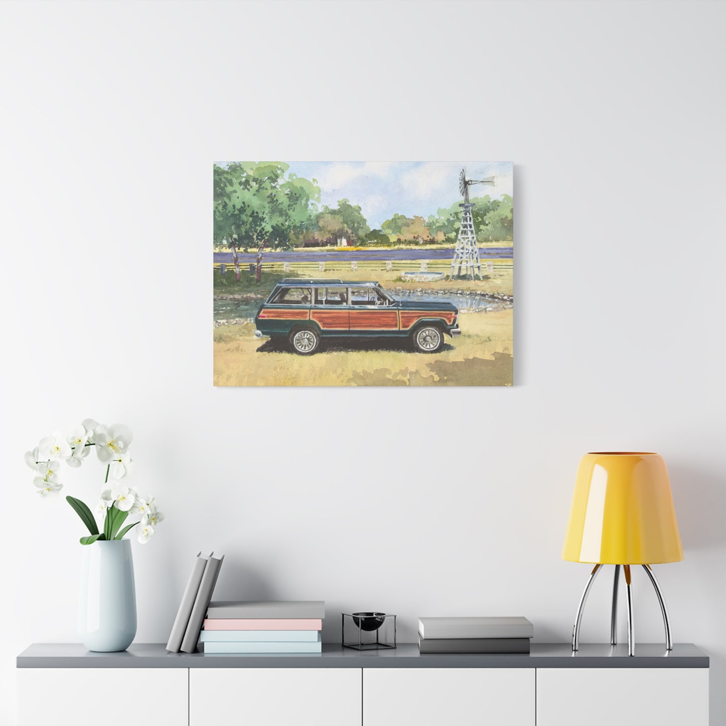 Vintage Car Canvas Art Print