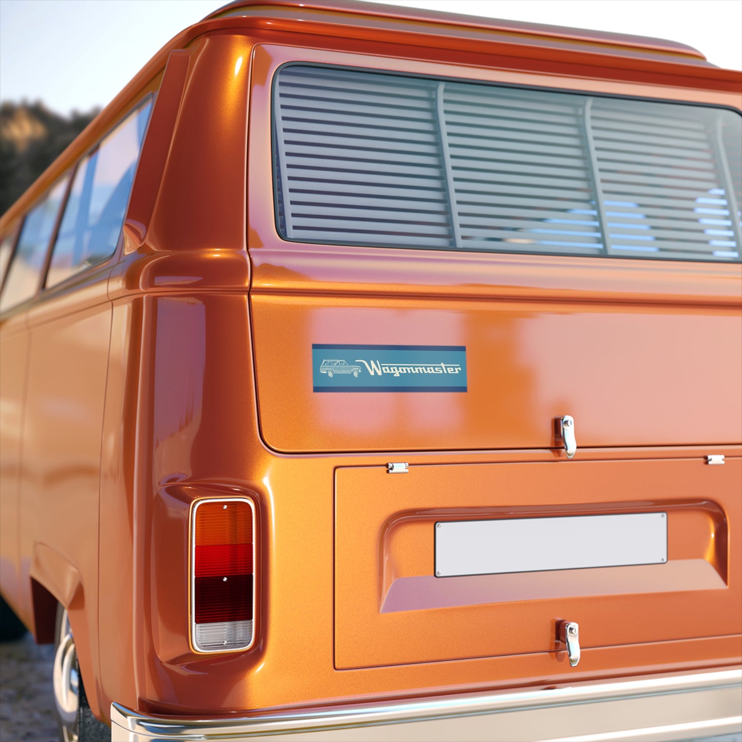 Bumper Sticker — “Wagonmaster” - Blue