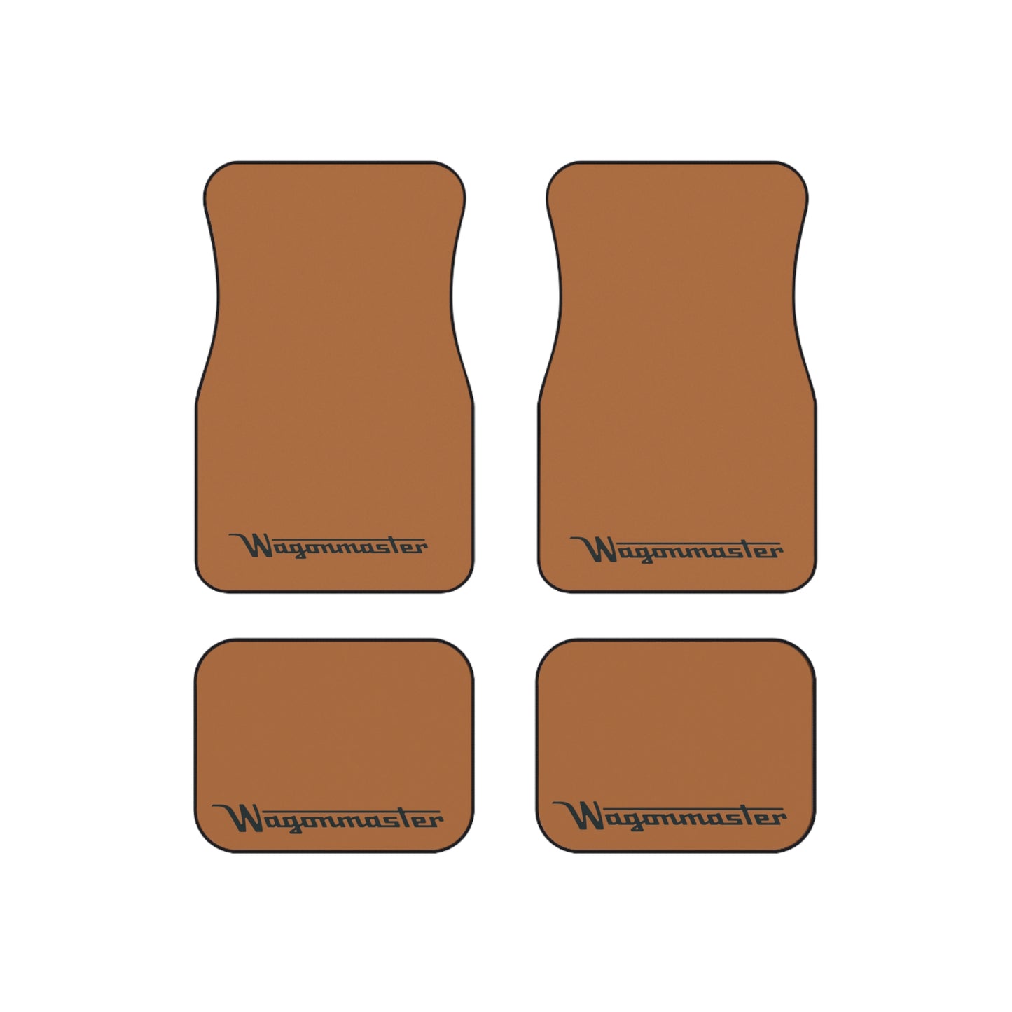 Wagonmaster Custom Fit Floor Mats - Honey Tan with Black Logo
