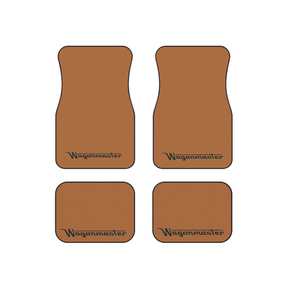 Wagonmaster Custom Fit Floor Mats - Honey Tan with Black Logo