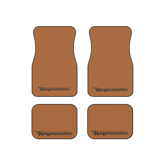 Wagonmaster Custom Fit Floor Mats - Honey Tan with Black Logo