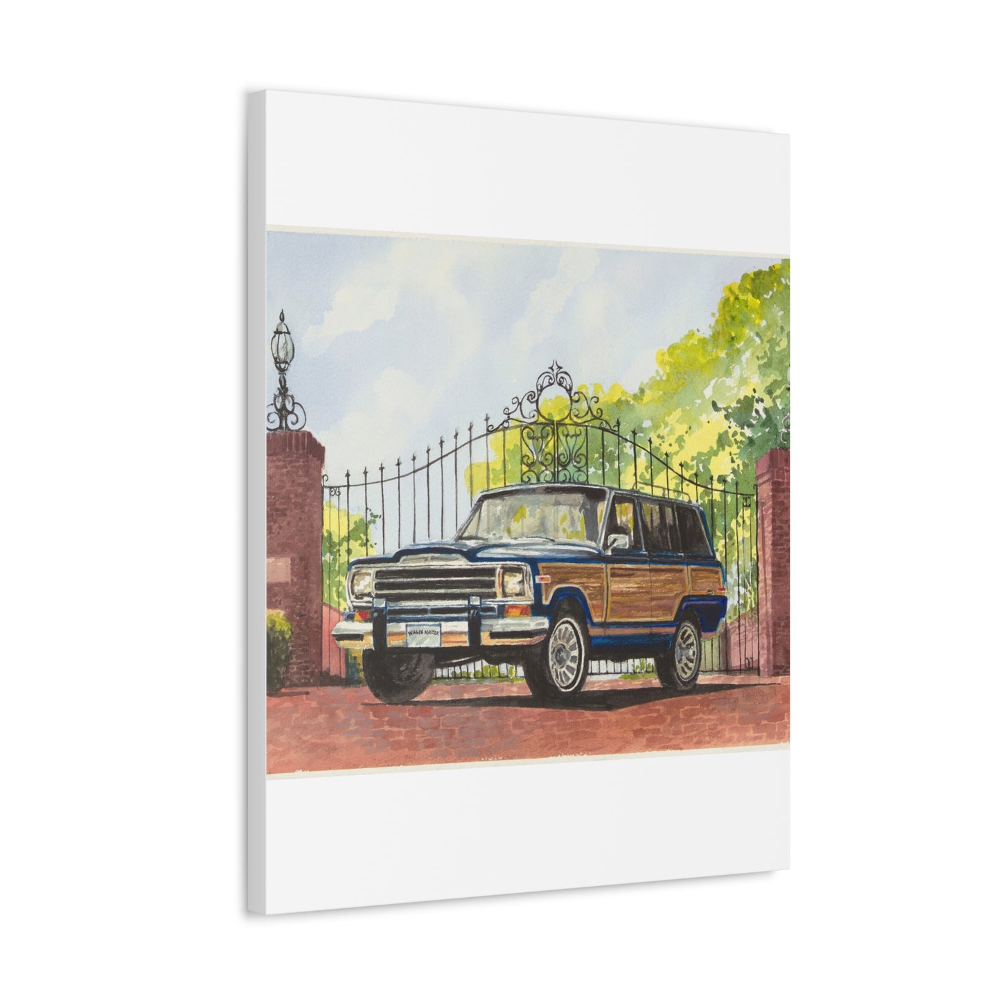 Wagoneer At the Gates Stretched Canvas Art
