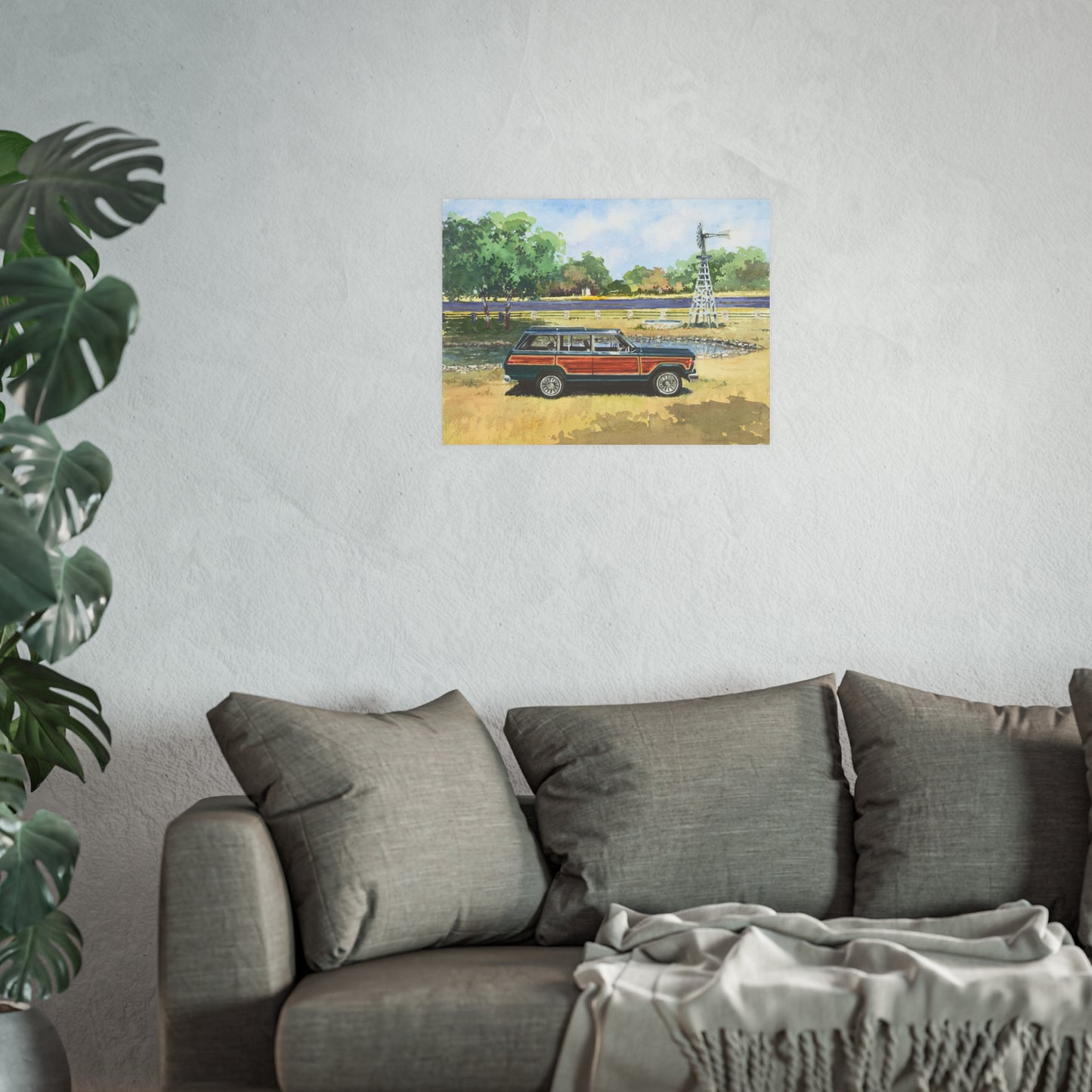 Hunter Green Wagoneer Poster - Multiple Sizes Available
