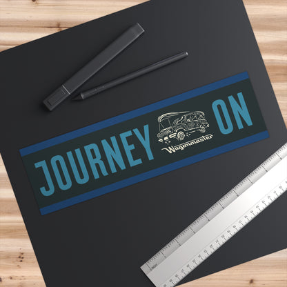 Bumper Sticker — “Journey On” - Blue