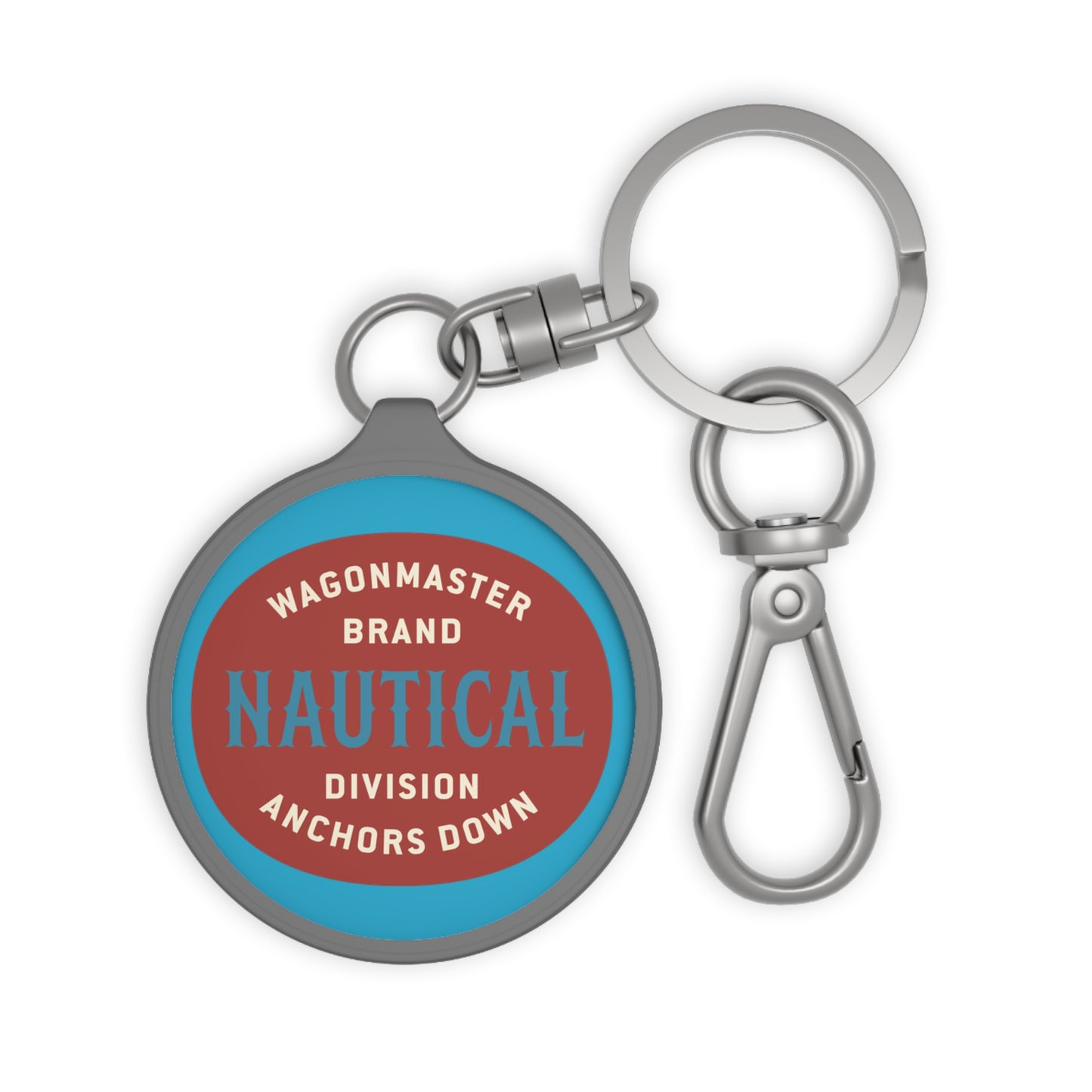 Nautical Anchor Keyring Tag – Vintage Maritime Keychain