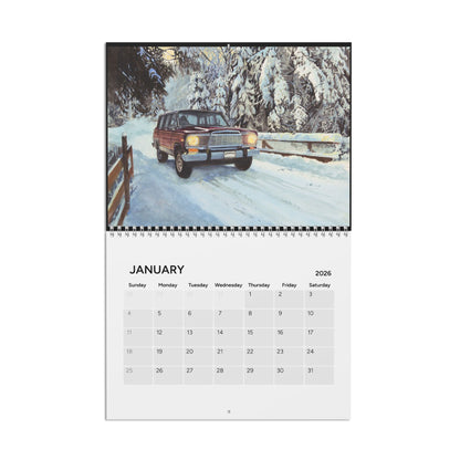 Wagonmaster 2026 Watercolors Calendar (12-Months)