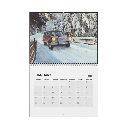 Wagonmaster 2026 Watercolors Calendar (12-Months)