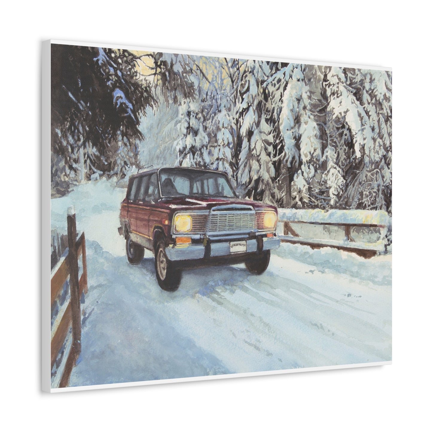 Winter Wonderland Stretched Canvas Art