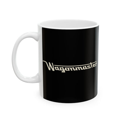 Ceramic Mug — Retro Coffee Cup (11oz/15oz) - Black