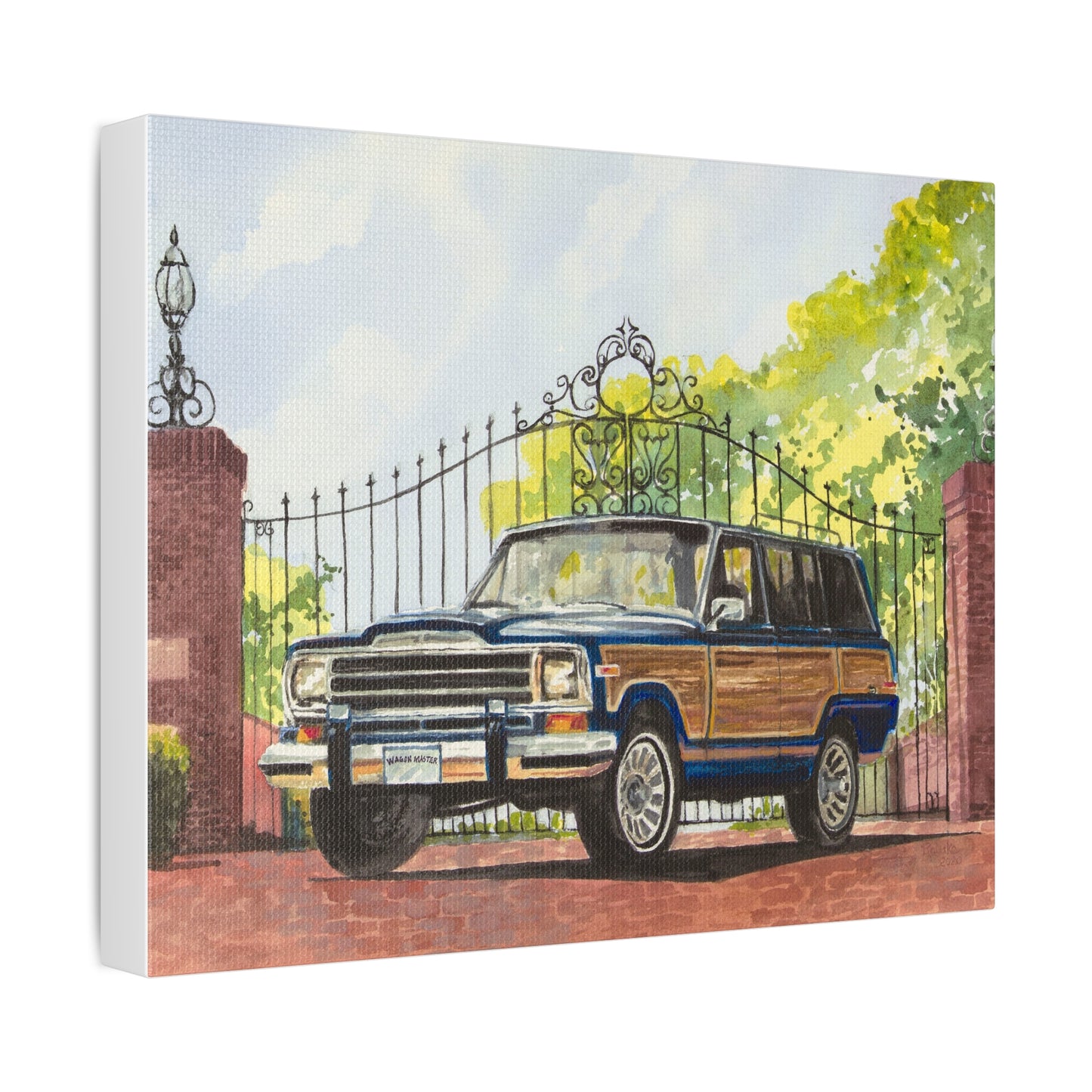 Wagoneer At the Gates Stretched Canvas Art