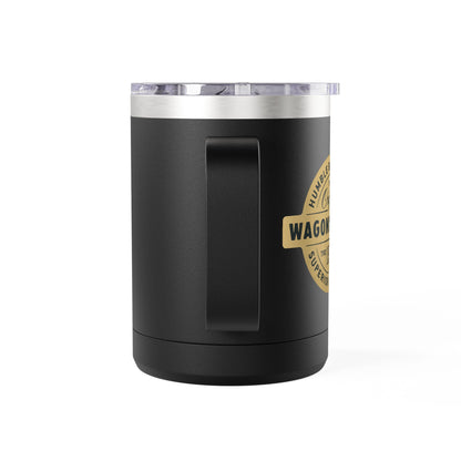 15oz Insulated Coffee Tumbler Mug — "Master" Vintage Seal Design