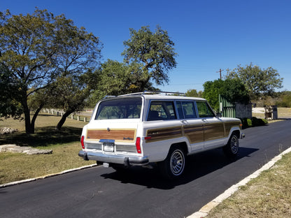 1987 JEEP GRAND WAGONEER - 4X4- WHITE #2163 - AVAILABLE NOW