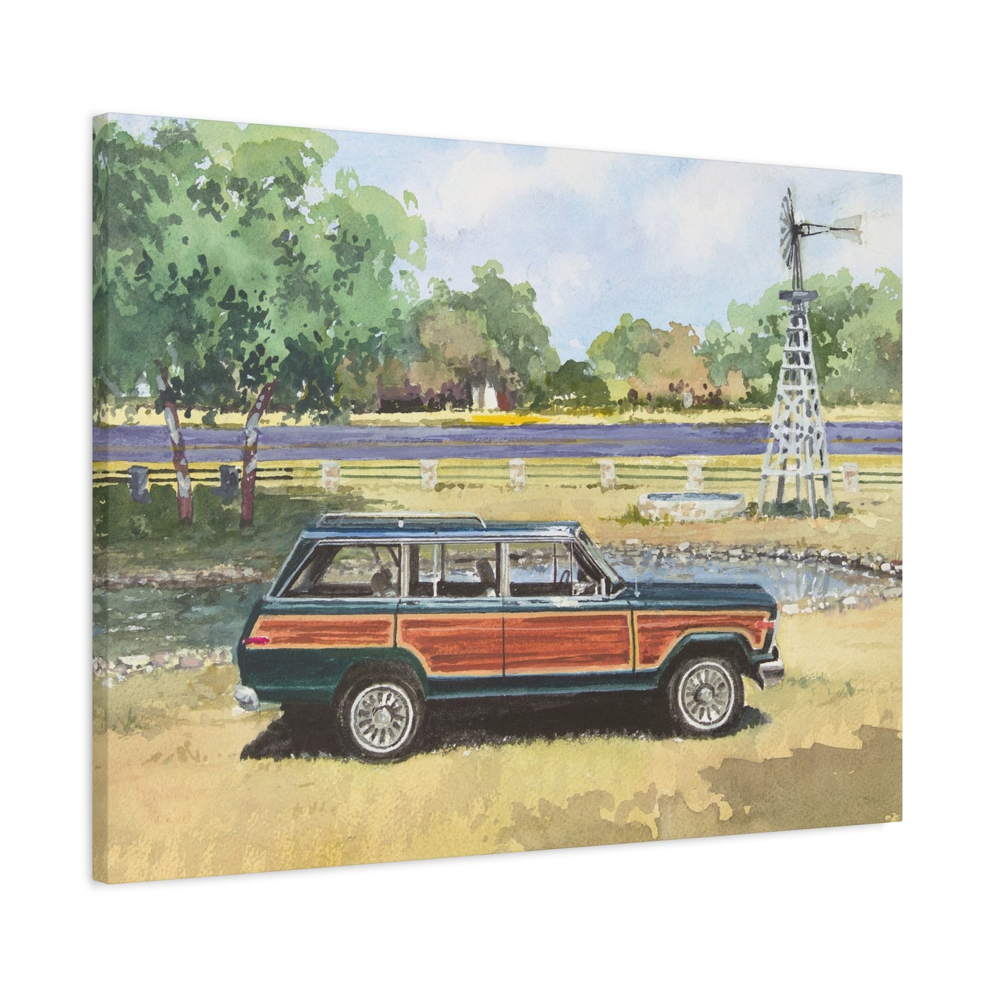 Vintage Car Canvas Art Print