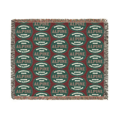 Woven Blanket - Alpine Logo
