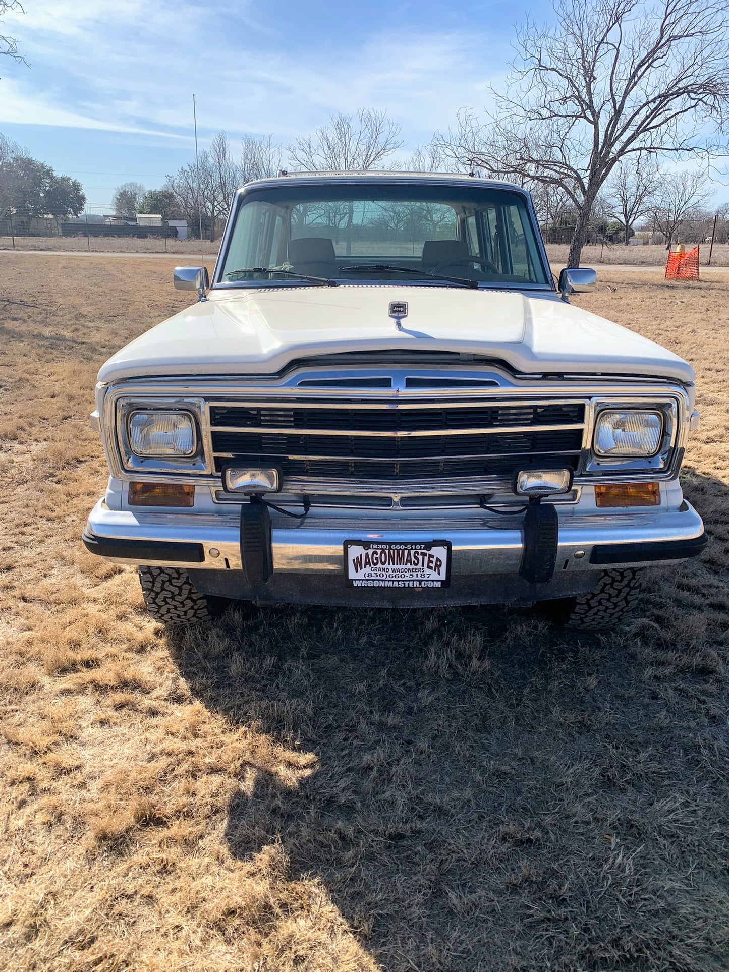 SOLD - 1987 JEEP GRAND WAGONEER - 4X4- OLYMPIC WHITE #2163 - SOLD