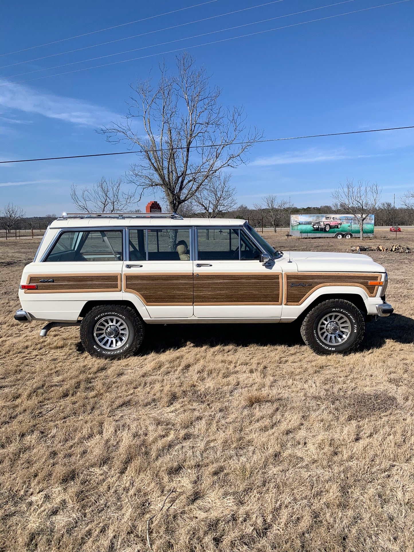SOLD - 1987 JEEP GRAND WAGONEER - 4X4- OLYMPIC WHITE #2163 - SOLD