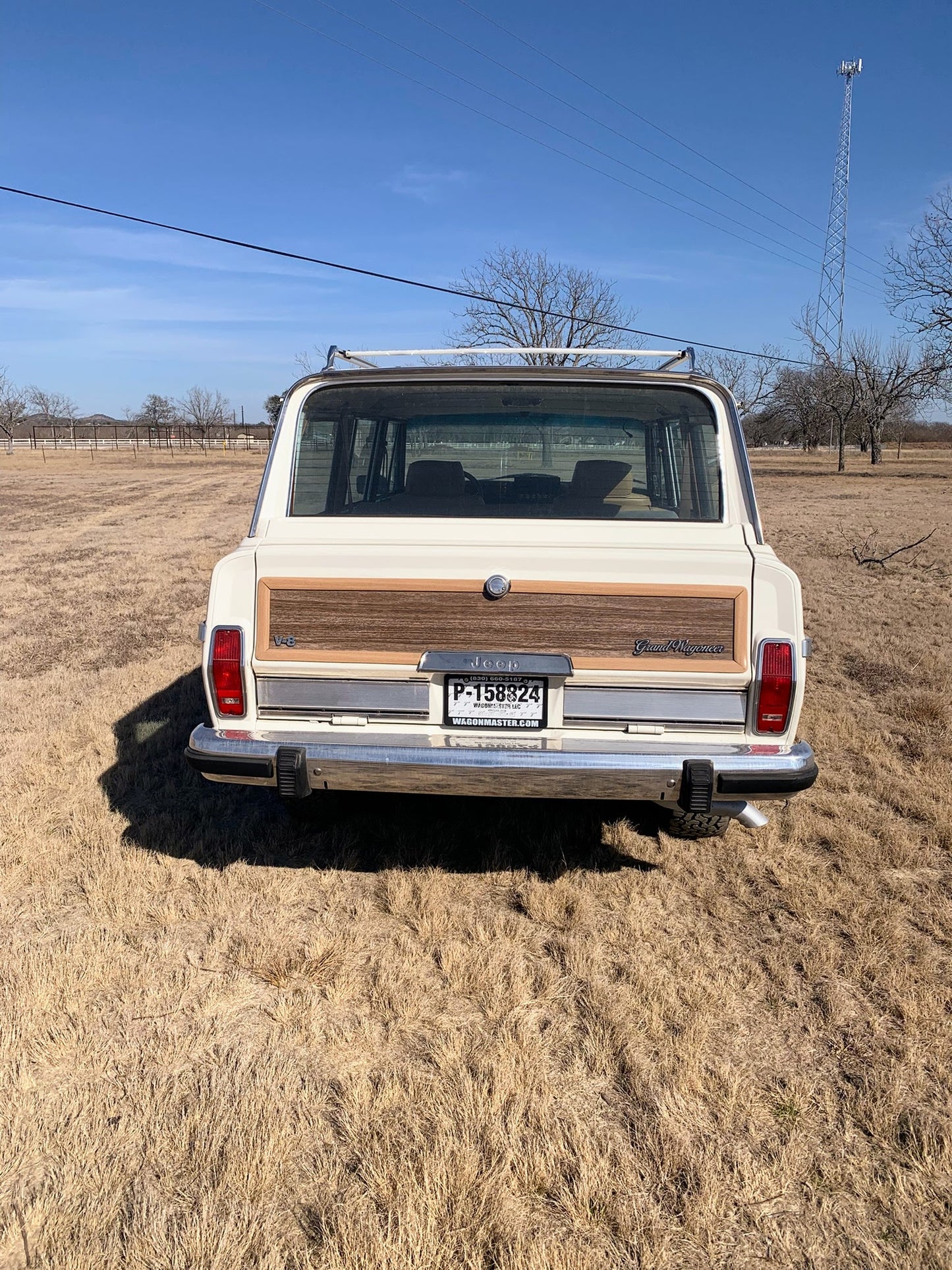 SOLD - 1987 JEEP GRAND WAGONEER - 4X4- OLYMPIC WHITE #2163 - SOLD