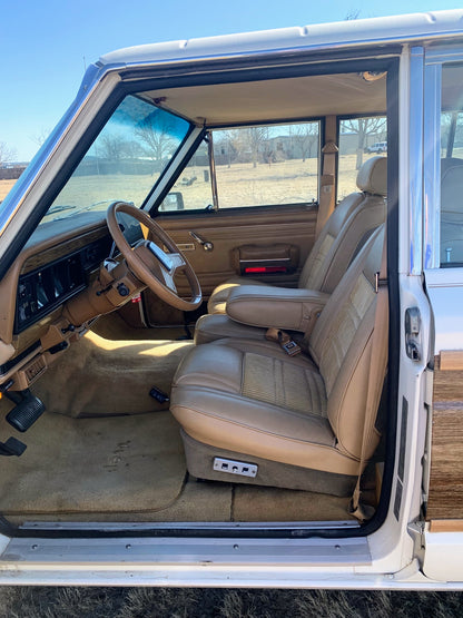 SOLD - 1987 JEEP GRAND WAGONEER - 4X4- OLYMPIC WHITE #2163 - SOLD