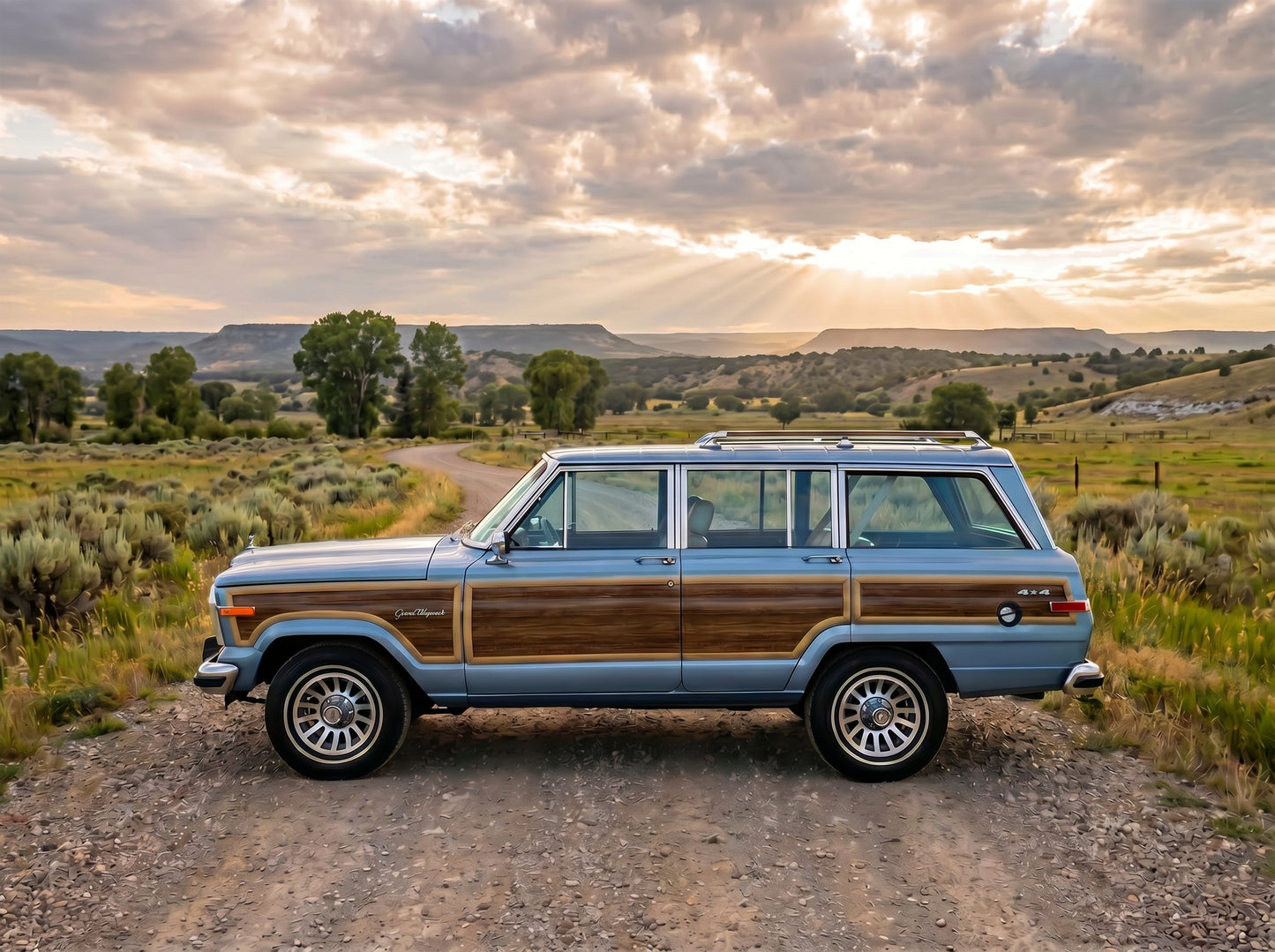 1991 FINAL EDITION JEEP GRAND WAGONEER - 4X4 - SPINNAKER BLUE #2172 - AVAILABLE NOW!