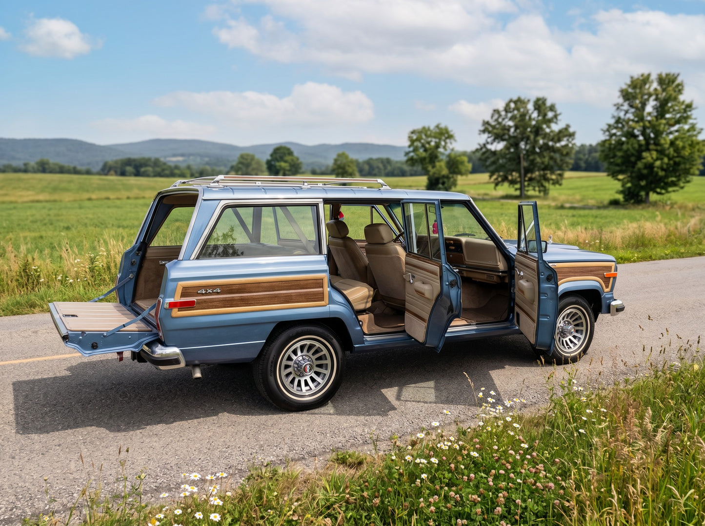 1991 FINAL EDITION JEEP GRAND WAGONEER - 4X4 - SPINNAKER BLUE #2172 - AVAILABLE NOW!