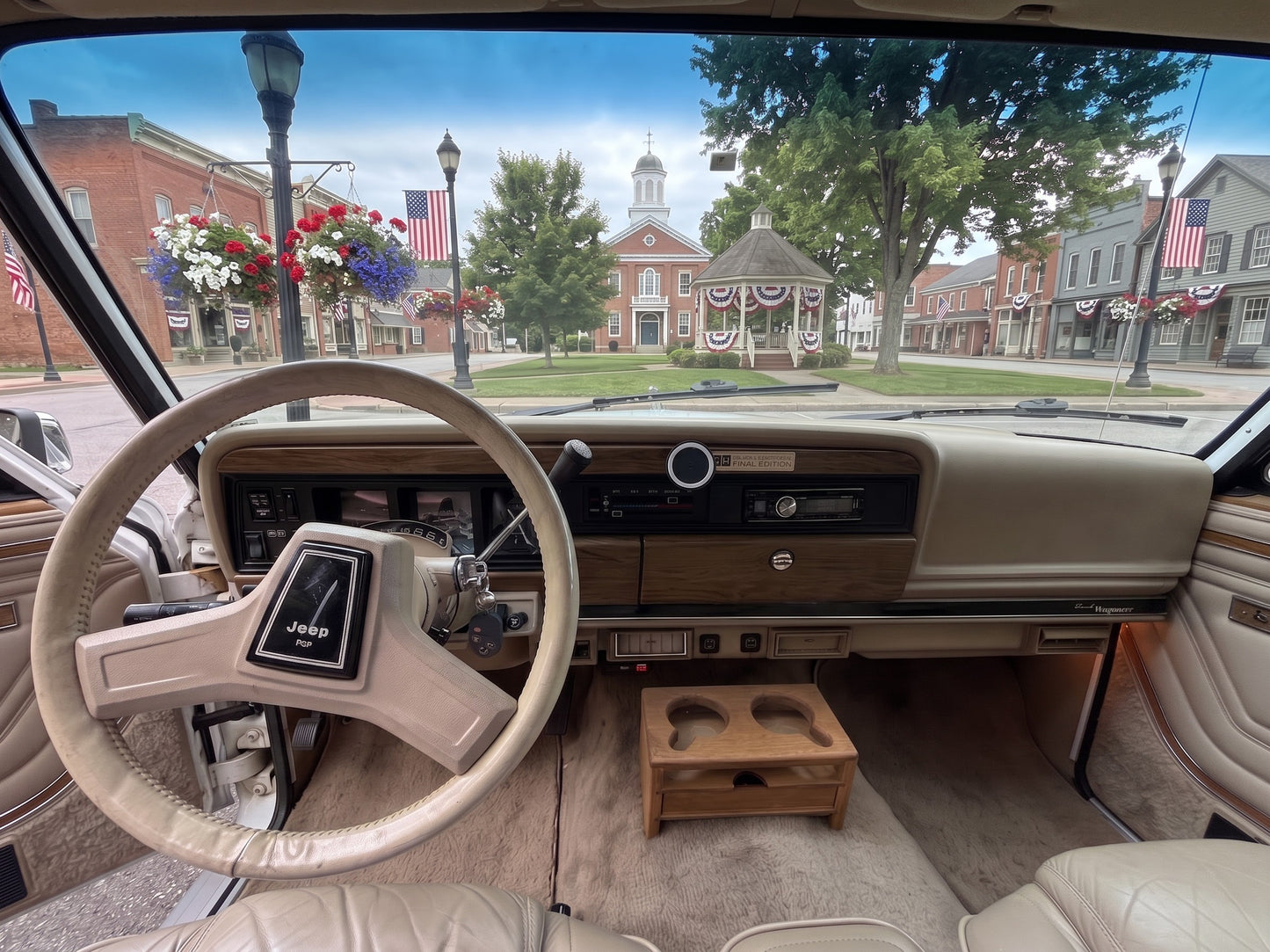 1991 FINAL EDITION JEEP GRAND WAGONEER LOW MILEAGE - 4X4 - WHITE #2178