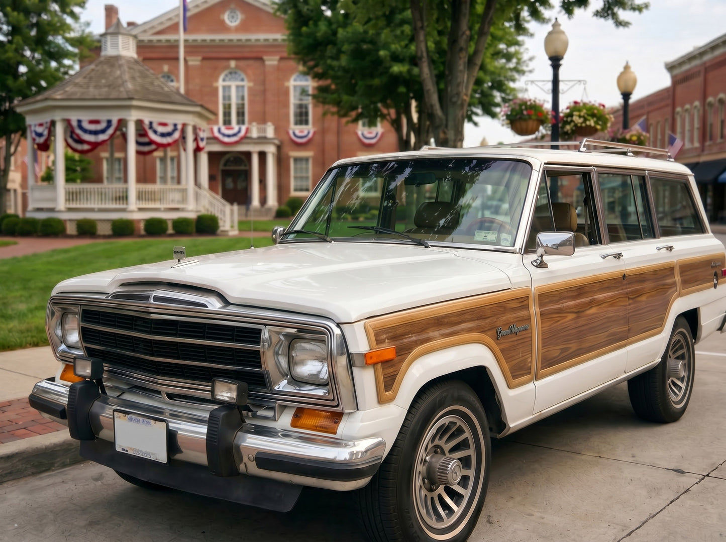 1991 FINAL EDITION JEEP GRAND WAGONEER LOW MILEAGE - 4X4 - WHITE #2178