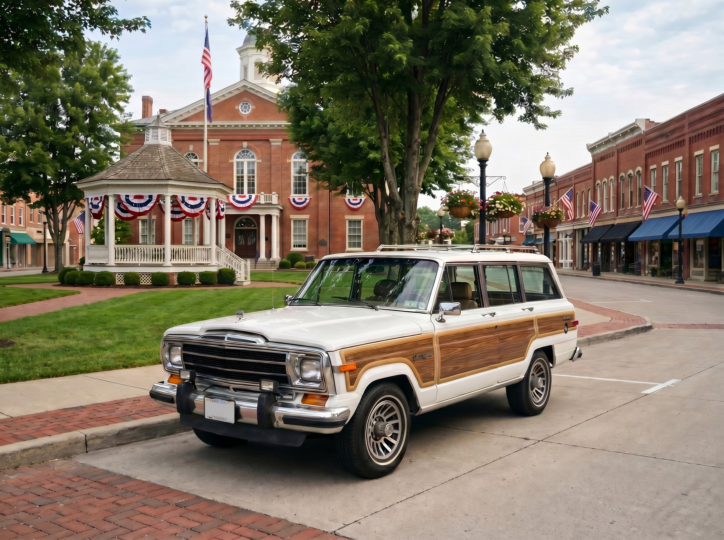 1991 FINAL EDITION JEEP GRAND WAGONEER LOW MILEAGE - 4X4 - WHITE #2178