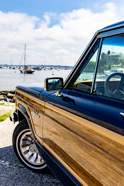 1985 VINTAGE JEEP GRAND WAGONEER LOW MILEAGE - 4X4 - DEEP NIGHT BLUE #2179