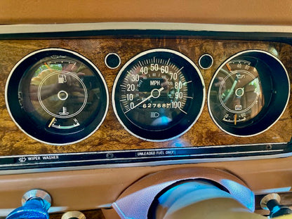1985 VINTAGE JEEP GRAND WAGONEER LOW MILEAGE - 4X4 - DEEP NIGHT BLUE #2179