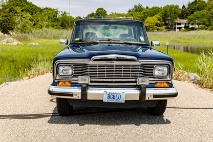 1985 VINTAGE JEEP GRAND WAGONEER LOW MILEAGE - 4X4 - DEEP NIGHT BLUE #2179