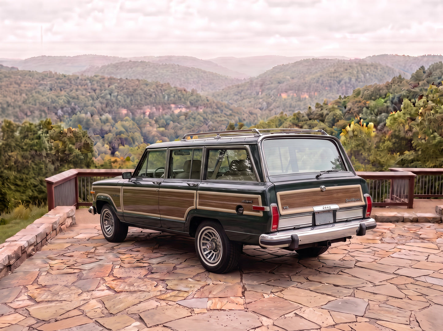 1991 FINAL EDITION JEEP GRAND WAGONEER LOW MILEAGE - 4X4 - HUNTER GREEN #2181