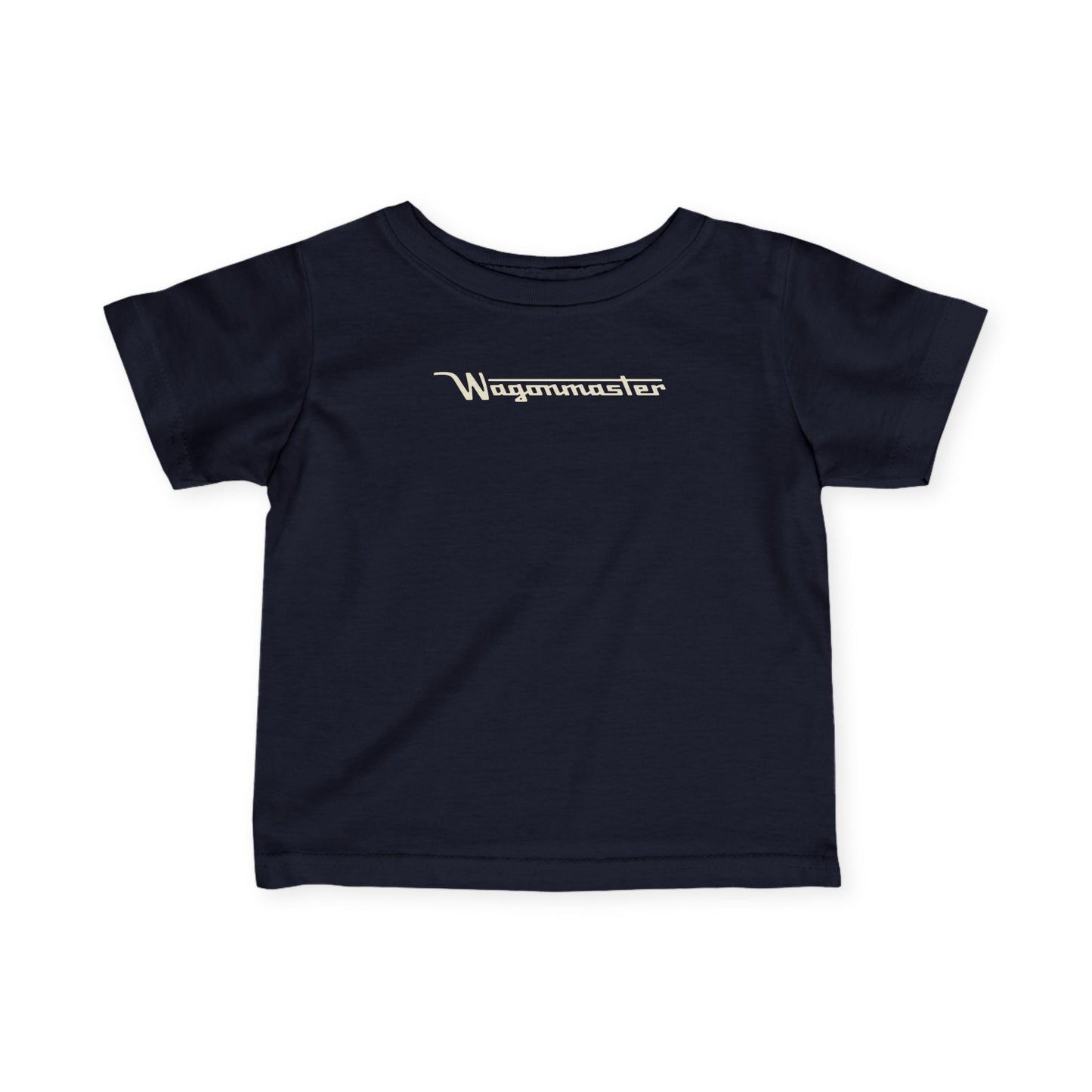 'Wagonmaster' Minimal Logo Baby Shirt - Light Lettering