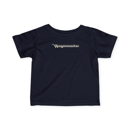 'Wagonmaster' Minimal Logo Baby Shirt - Light Lettering