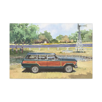 Vintage Car Canvas Art Print