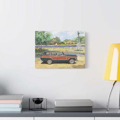 Vintage Car Canvas Art Print
