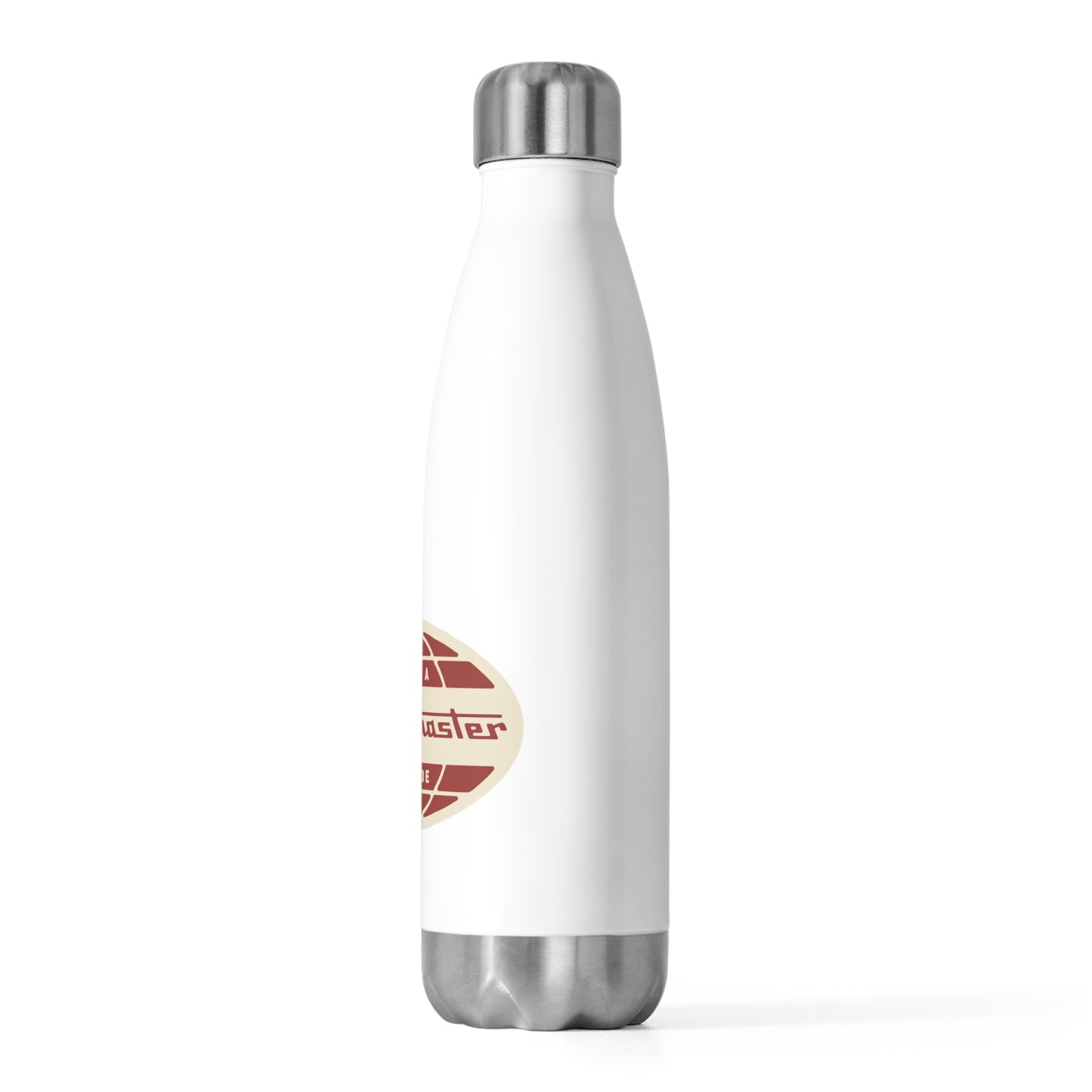 Insulated Bottle — Retro "USA Worldwide" Globe Design, 20oz