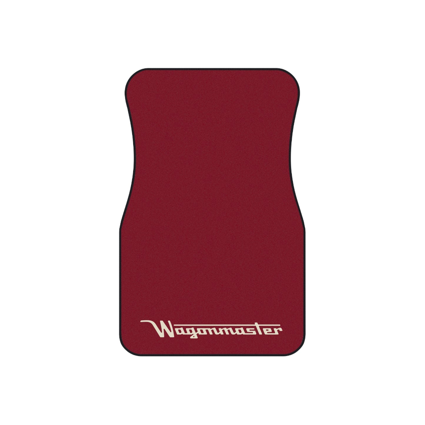 Wagonmaster Custom Fit Floor Mats - Burgundy with Tan Logo