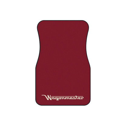 Wagonmaster Custom Fit Floor Mats - Burgundy with Tan Logo