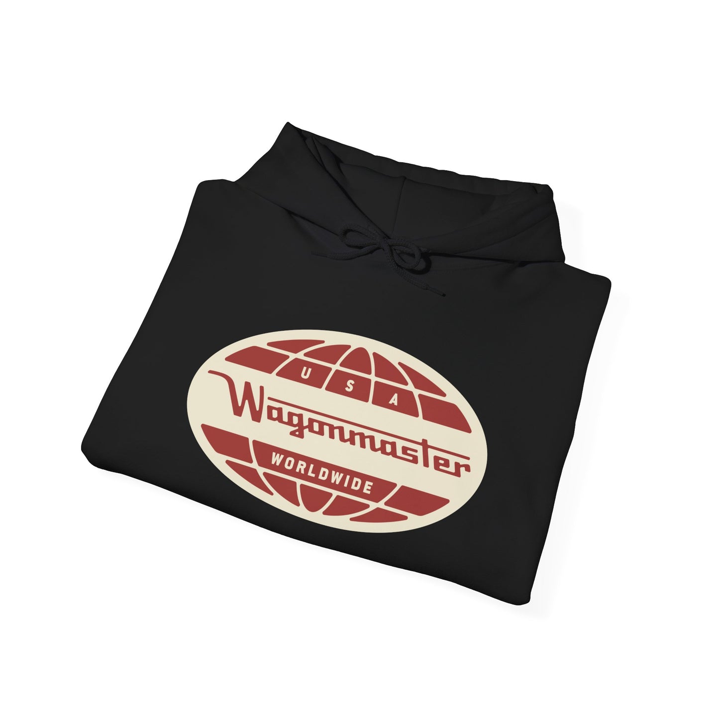 Wagonmaster Hoodie – Vintage Globe 'Wagonmaster Worldwide' Logo