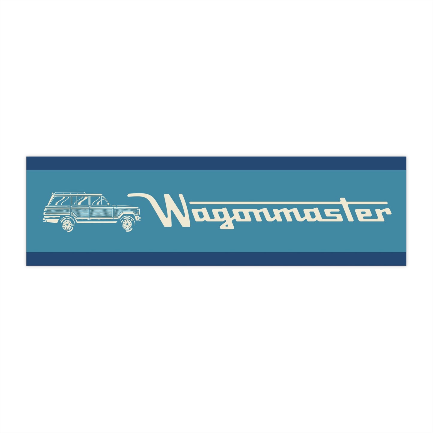 Bumper Sticker — “Wagonmaster” - Blue