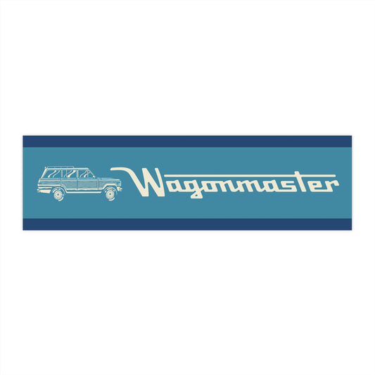 Bumper Sticker — “Wagonmaster” - Blue