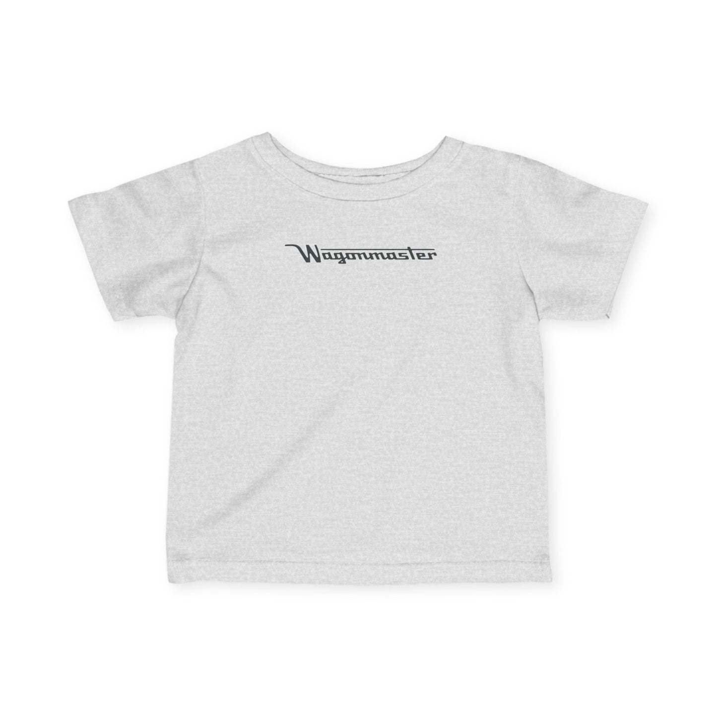 'Wagonmaster' Minimal Logo Baby Shirt - Black Lettering