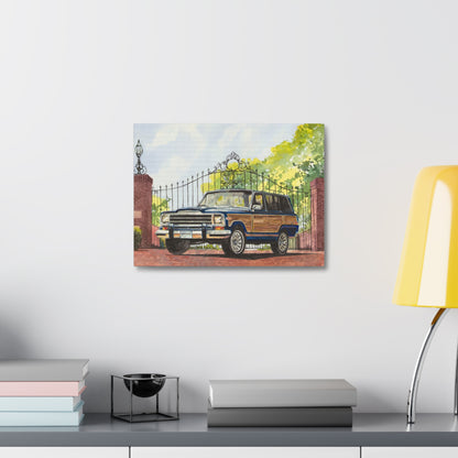 Wagoneer At the Gates Stretched Canvas Art
