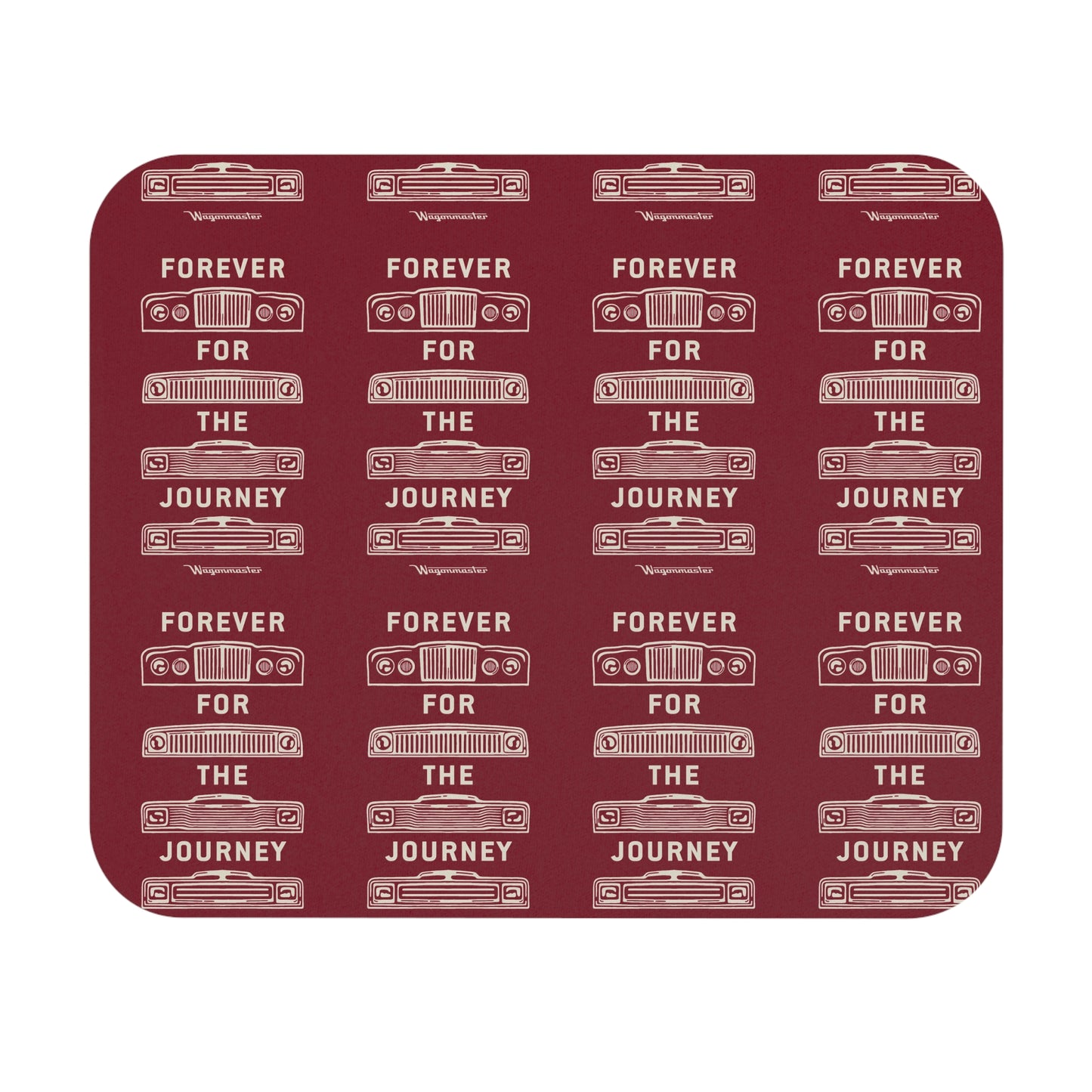For the Journey Mouse Pad - Burgundy