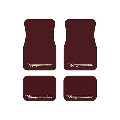 Wagonmaster Custom Fit Floor Mats - Cordovan with Tan Logo