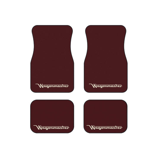 Wagonmaster Custom Fit Floor Mats - Cordovan with Tan Logo